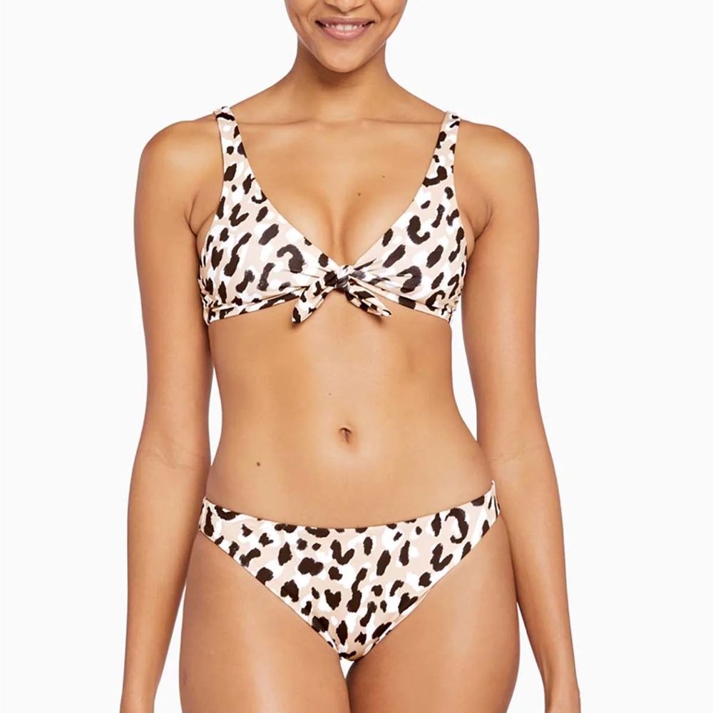 NWT Leopard Print Vitamin A Bikini Top